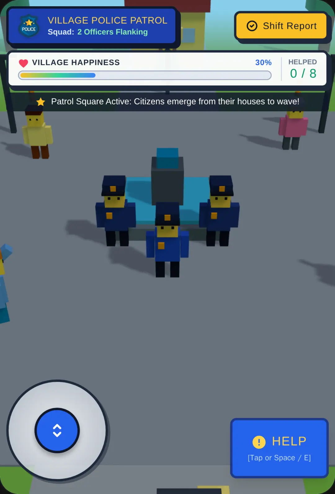 3D Blocky Village Police Patrol cover