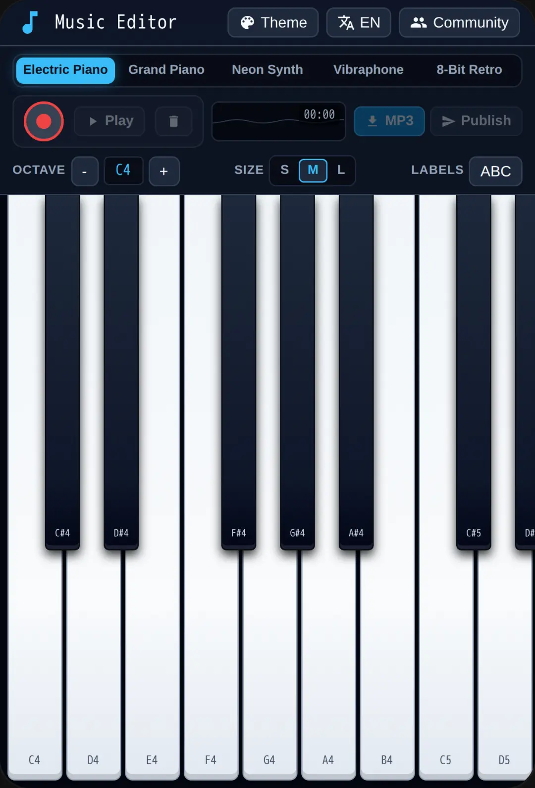 Music Editor cover
