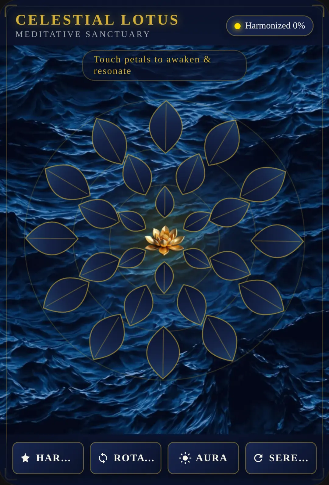 Celestial Lotus - Luxury Meditative Flower cover