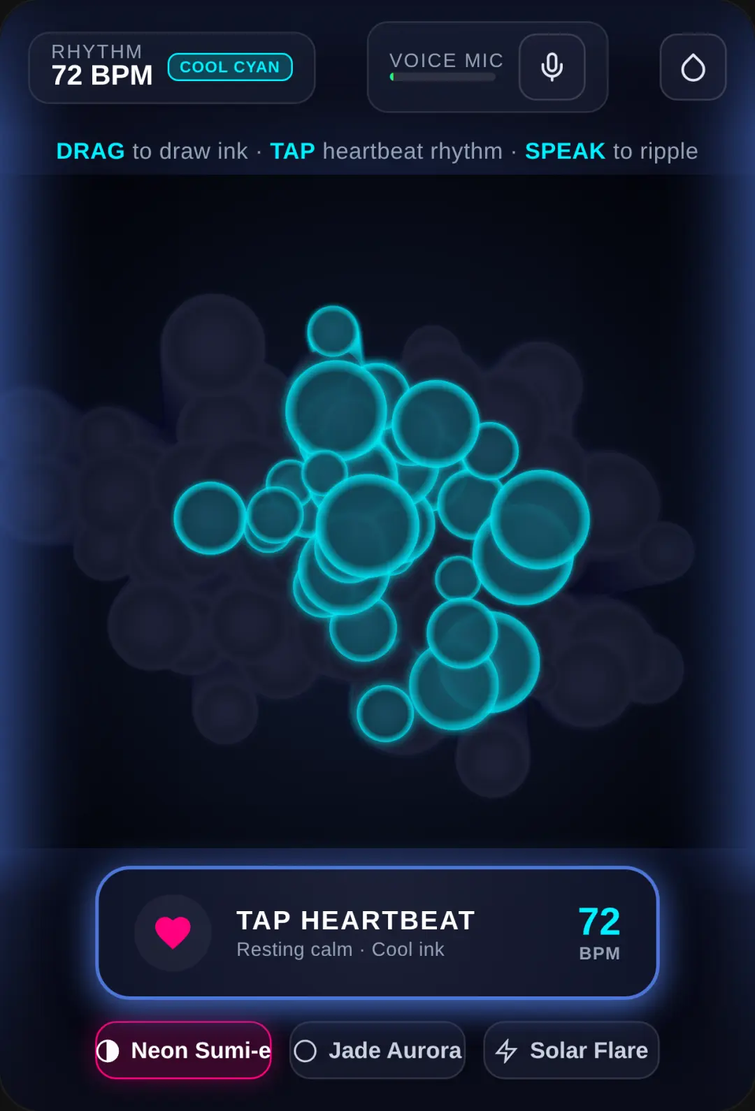 Liquid Ink & Heartbeat Shadows cover
