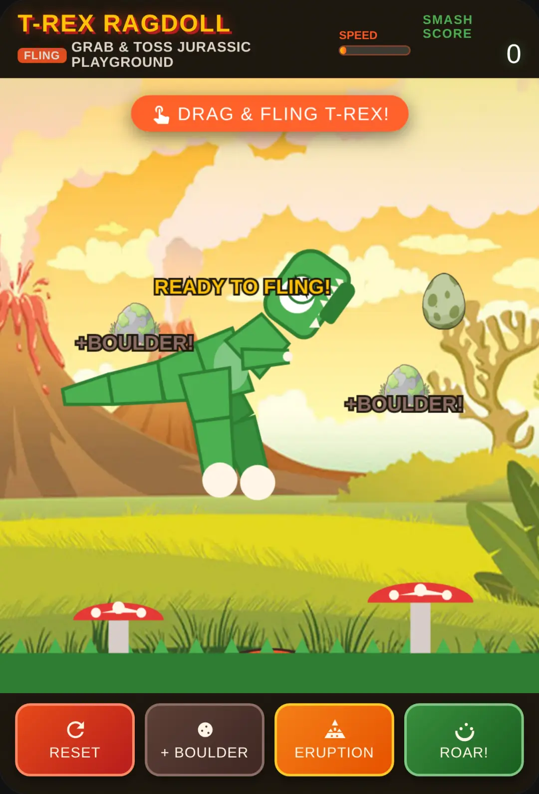 T-Rex Ragdoll Physics Playground cover