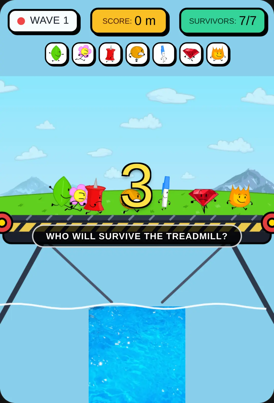 BFDI Giant Treadmill Run cover