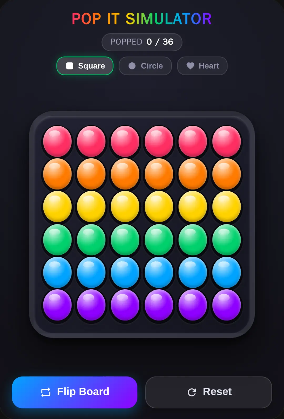 Pop It Simulator cover