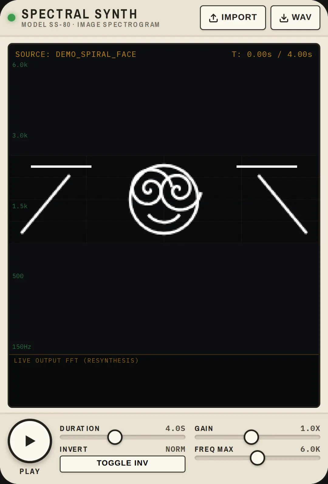 Spectral Synth — Image Spectrogram Synthesizer cover