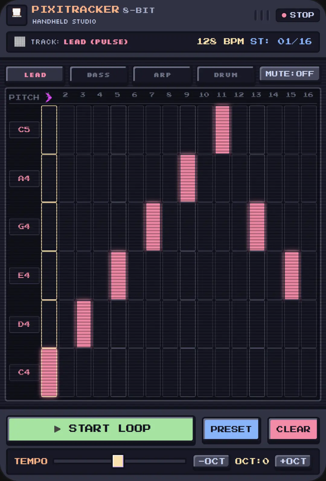 Pixitracker - Retro Handheld Chiptune Studio cover