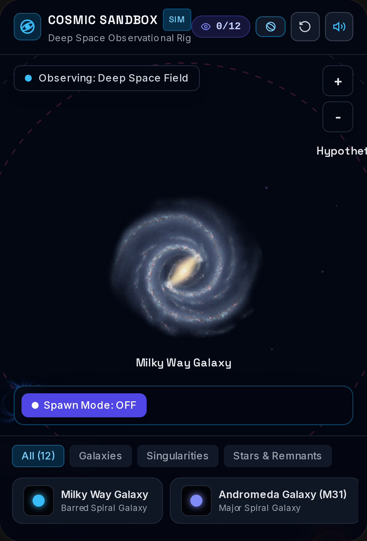 Cosmic Sandbox — Deep Space Explorer cover