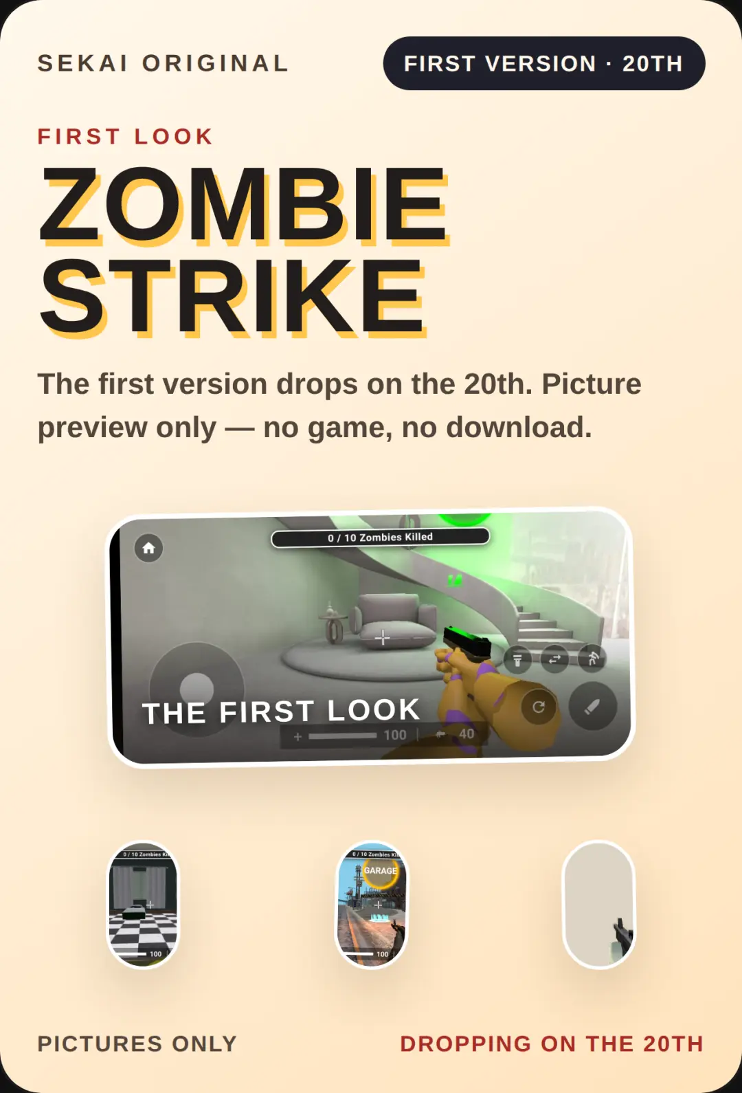 Zombie Strike — First Look cover