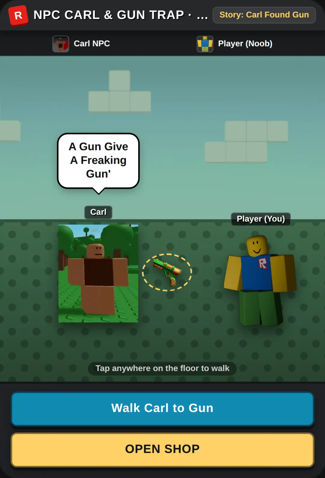 NPCs Are Becoming Smart: Carl & The Gun cover