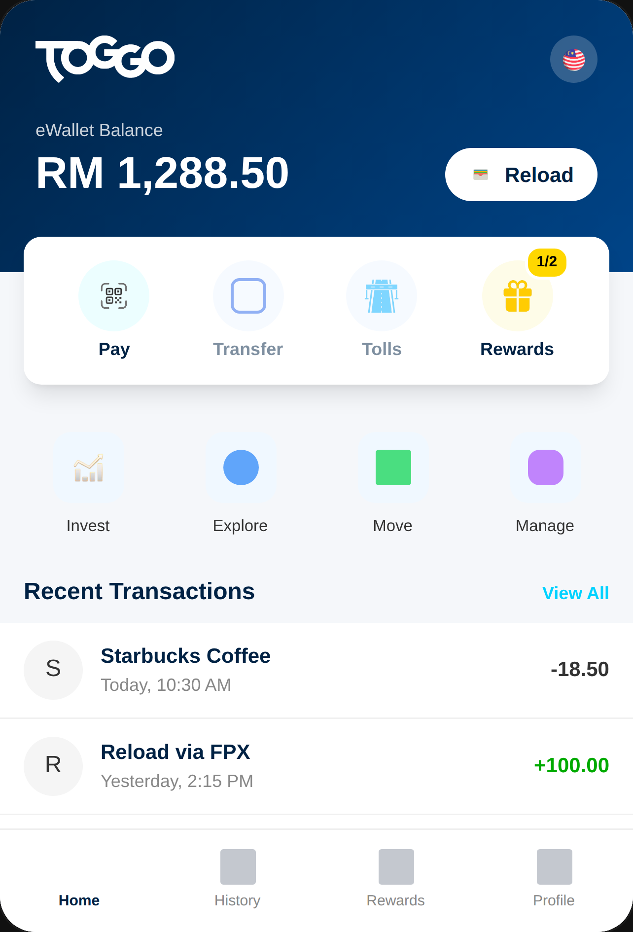 TNG eWallet Prototype cover