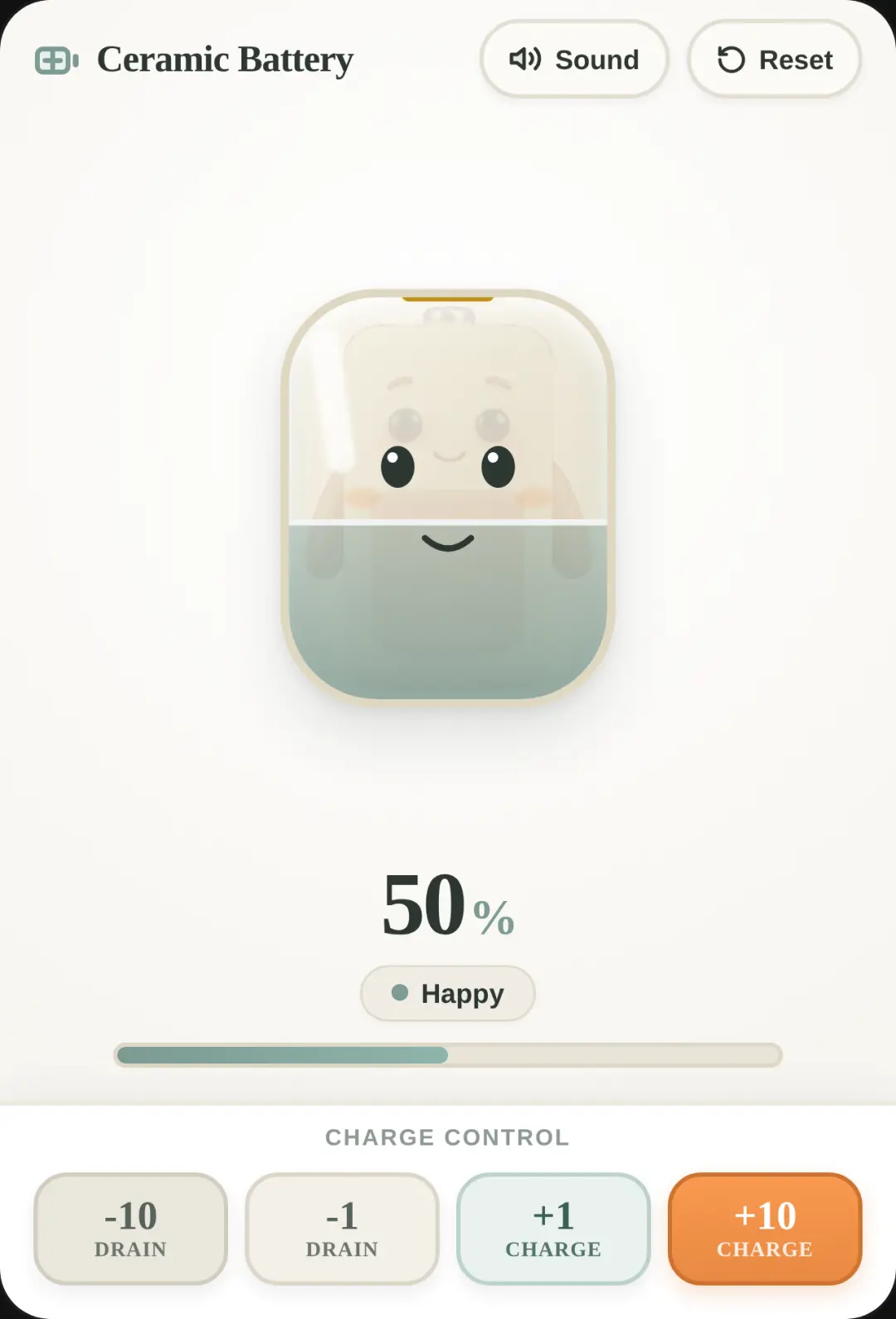 Ceramic Battery Toy cover