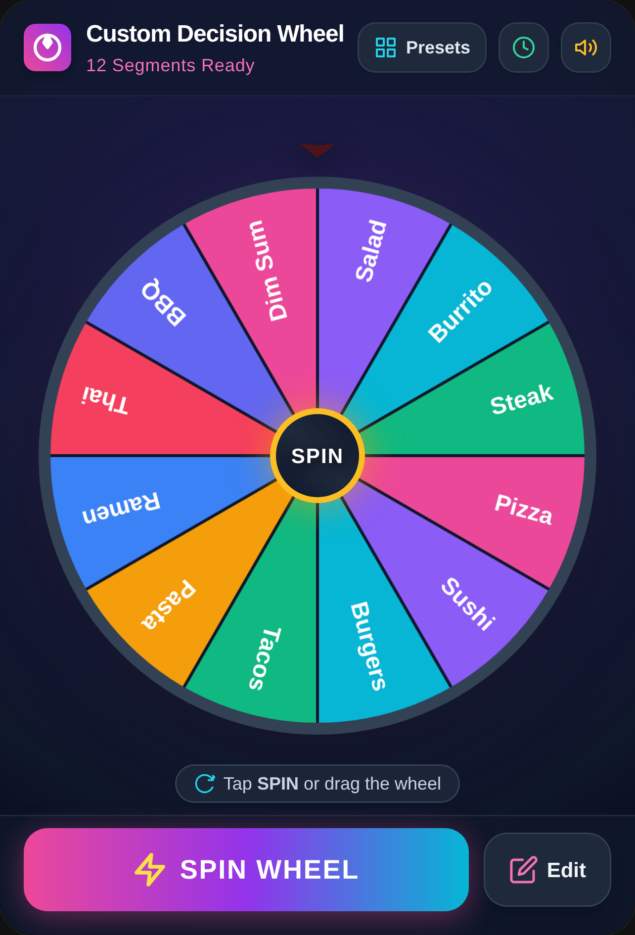 Custom Decision Wheel cover