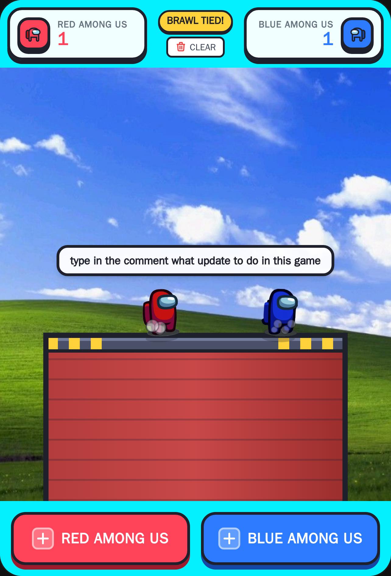 Rooftop Among Us Brawler cover