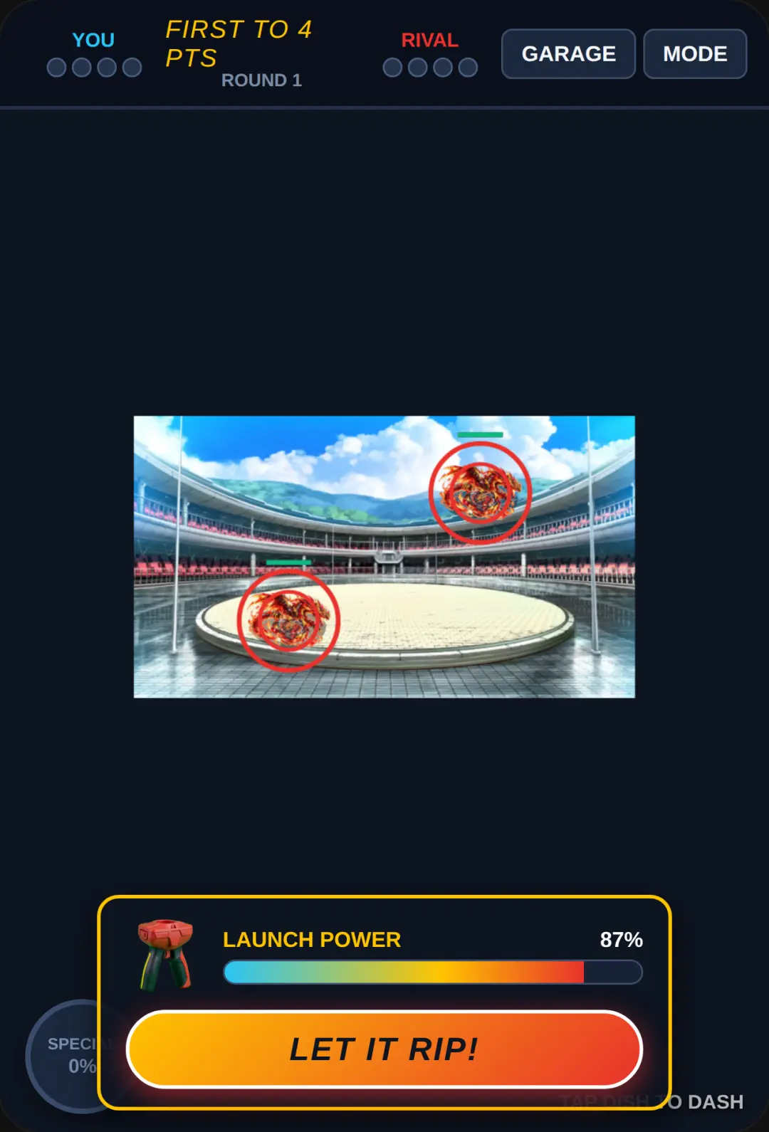 BEYBLADE ARENA CLASH cover