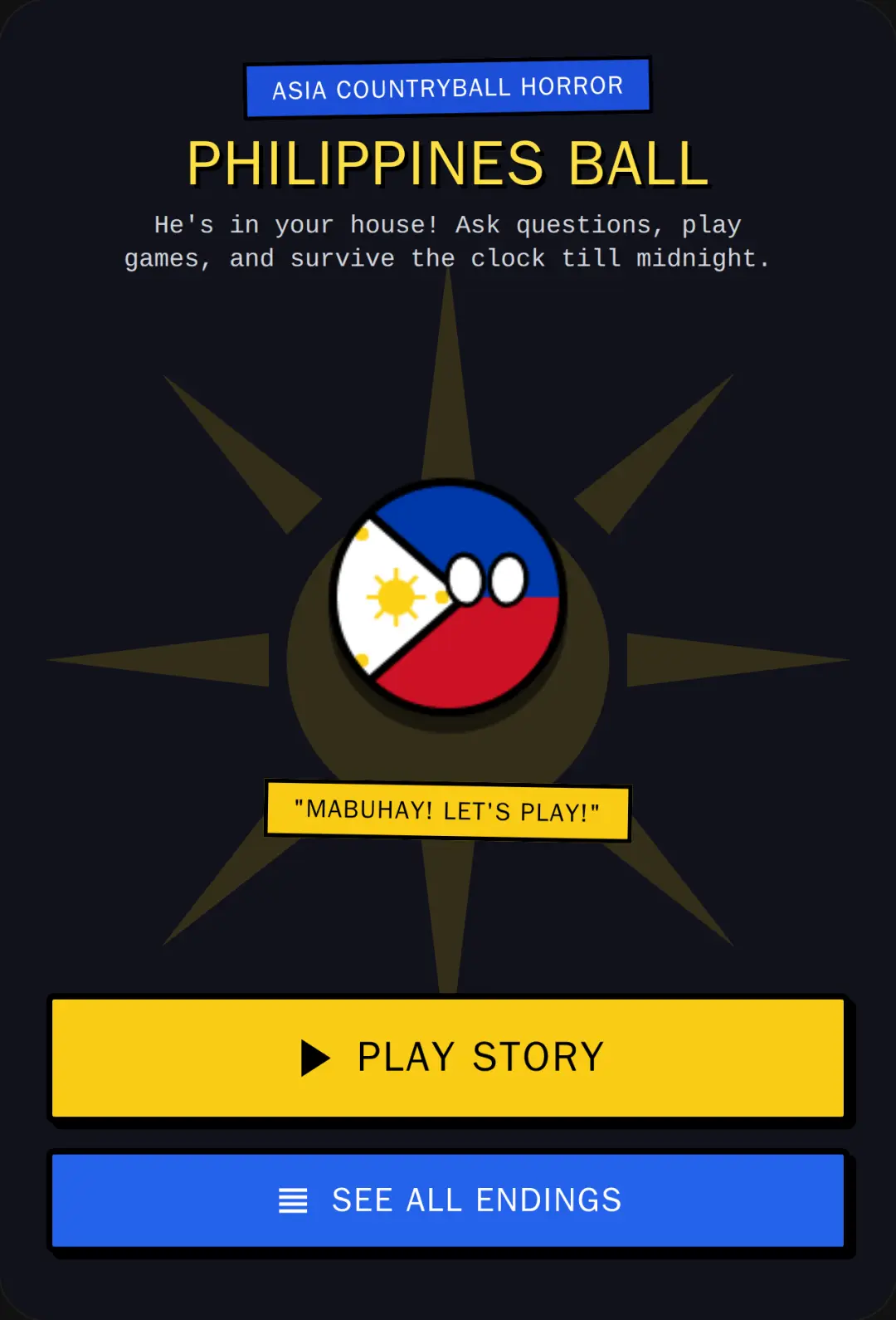 Philippines Countryball: Night Survival cover