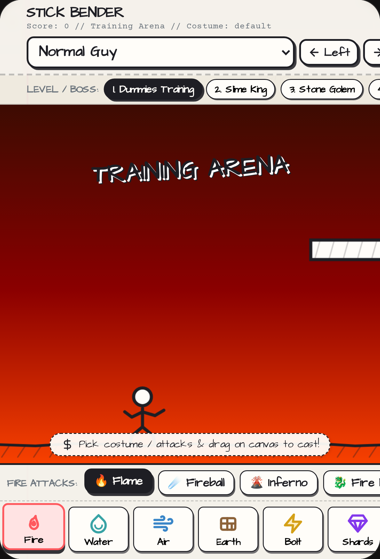 Stick Bender - Element Sandbox & Boss Battles cover
