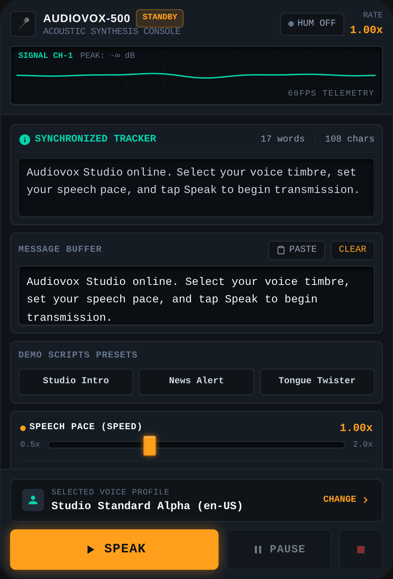 Audiovox Broadcast Studio cover