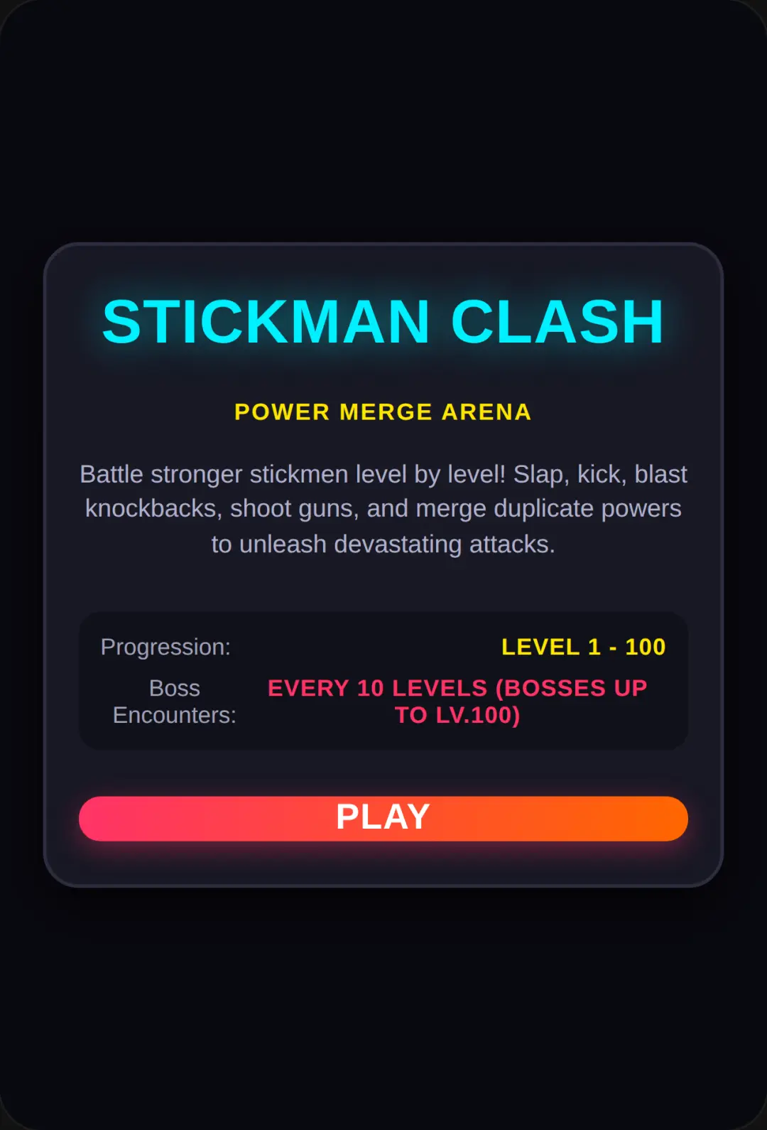 Stickman Clash: Power Merge cover