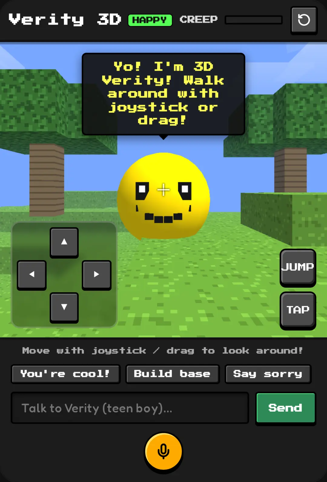 Verity — 3D Minecraft AI Companion cover