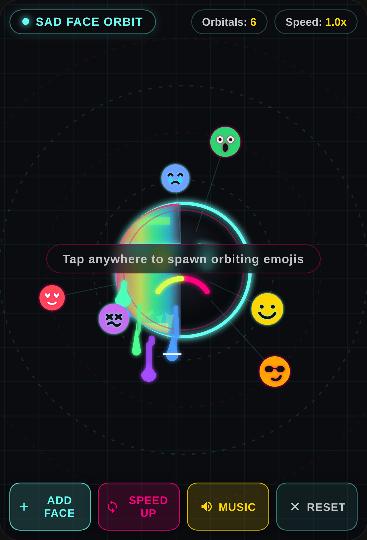 Sad Face Orbit Visualizer cover