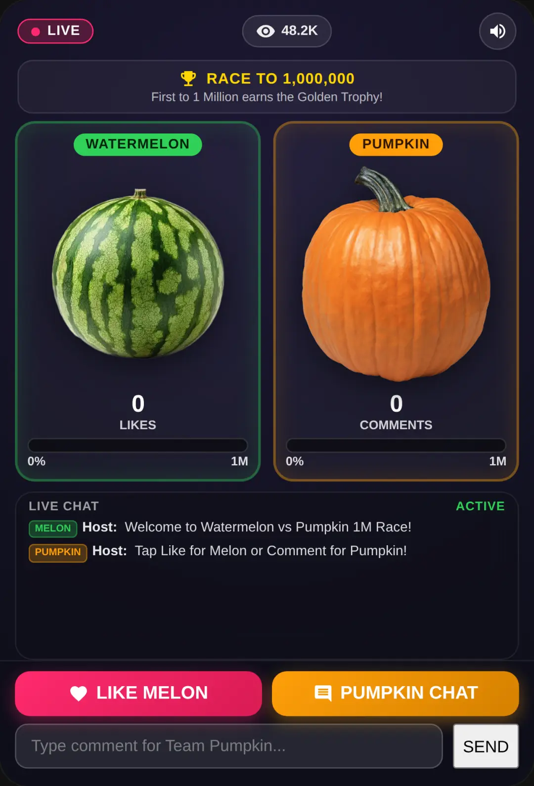 Watermelon vs Pumpkin Live cover