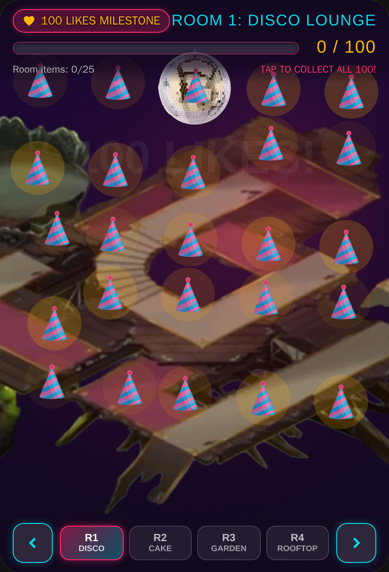 100 Likes Celebration Party cover