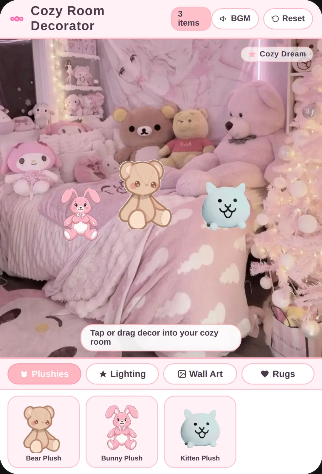 Cozy Kawaii Room Decorator cover