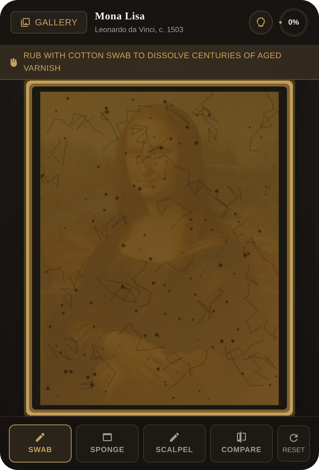 Masterpiece Conservator - Clean the Painting cover