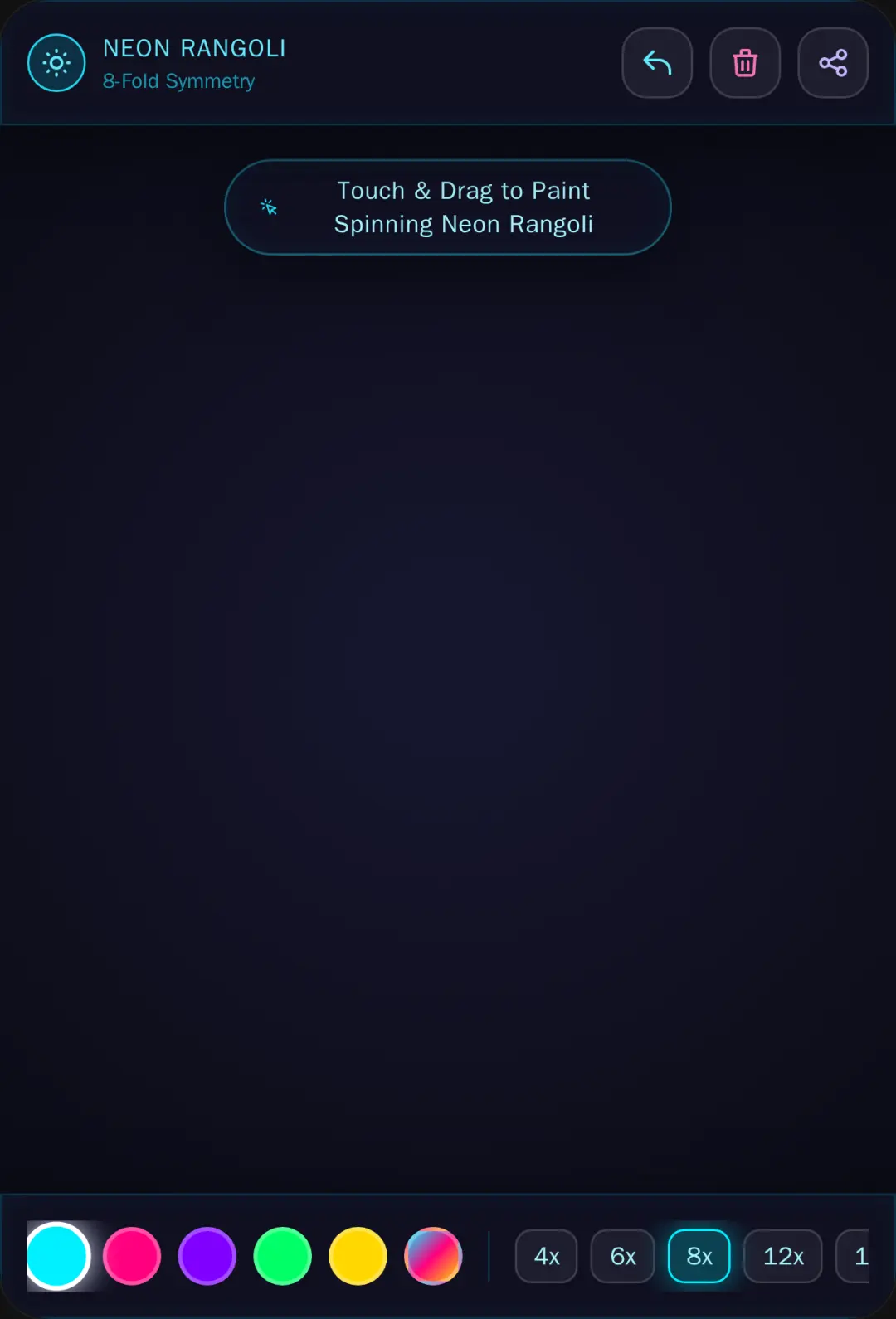 Neon Rangoli Spinner will megicqal lines soooooooooo cover