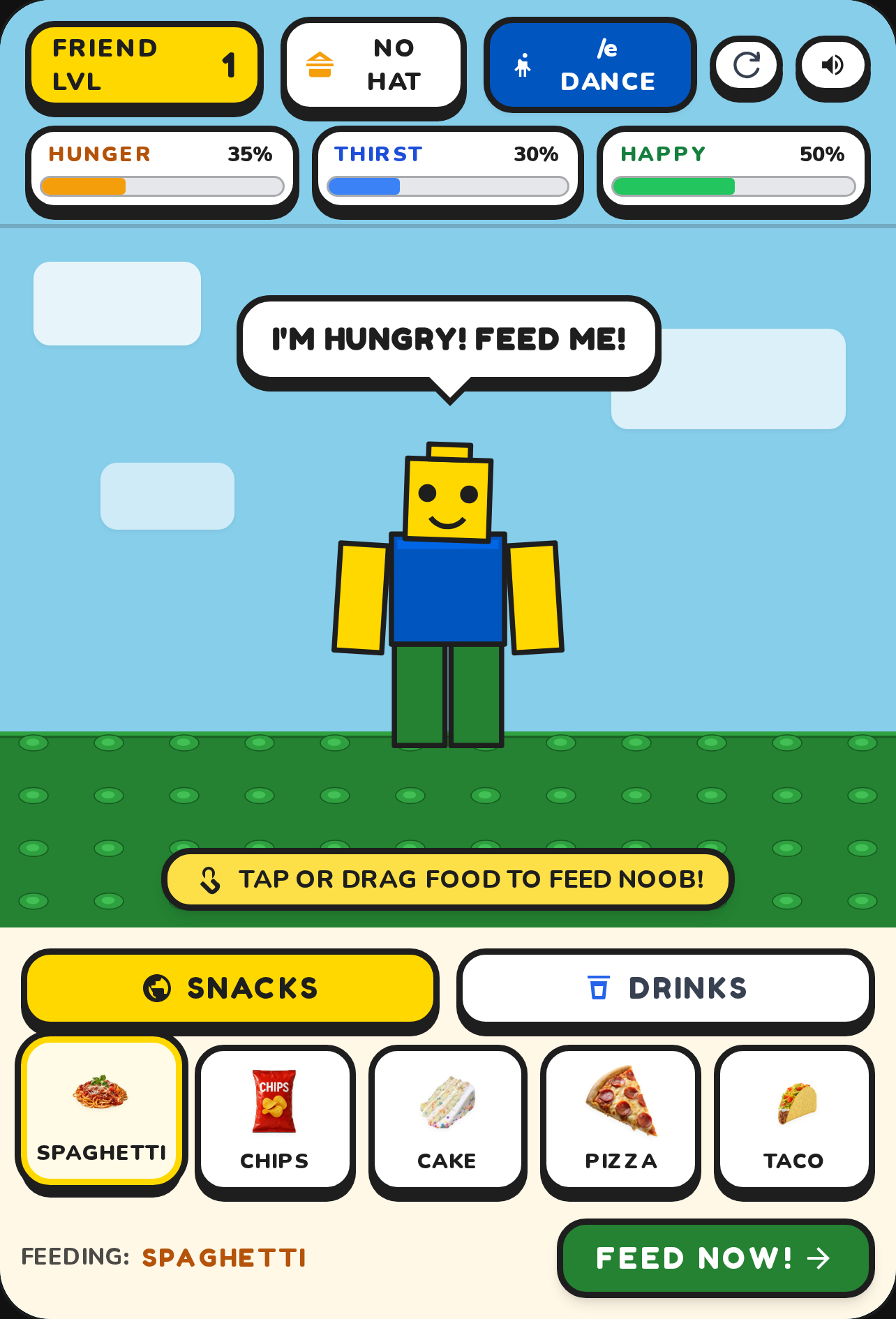 Feed the Roblox Noob! cover