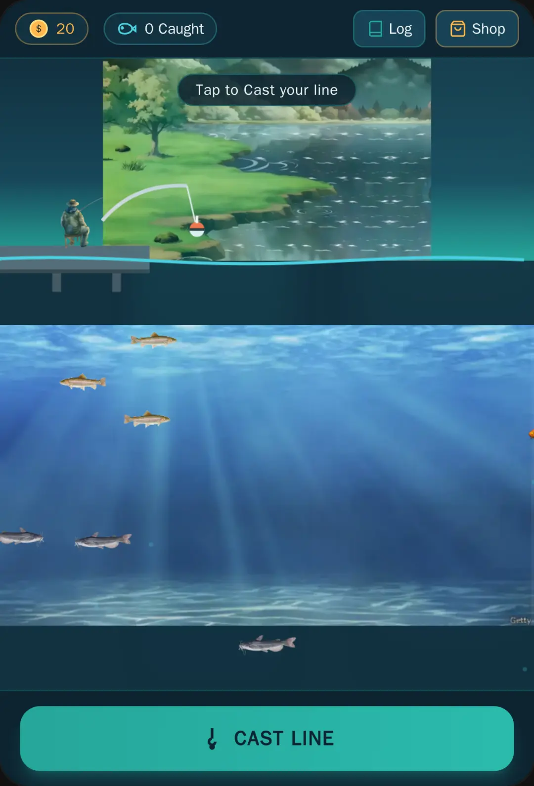 Serene Waters Fishing cover