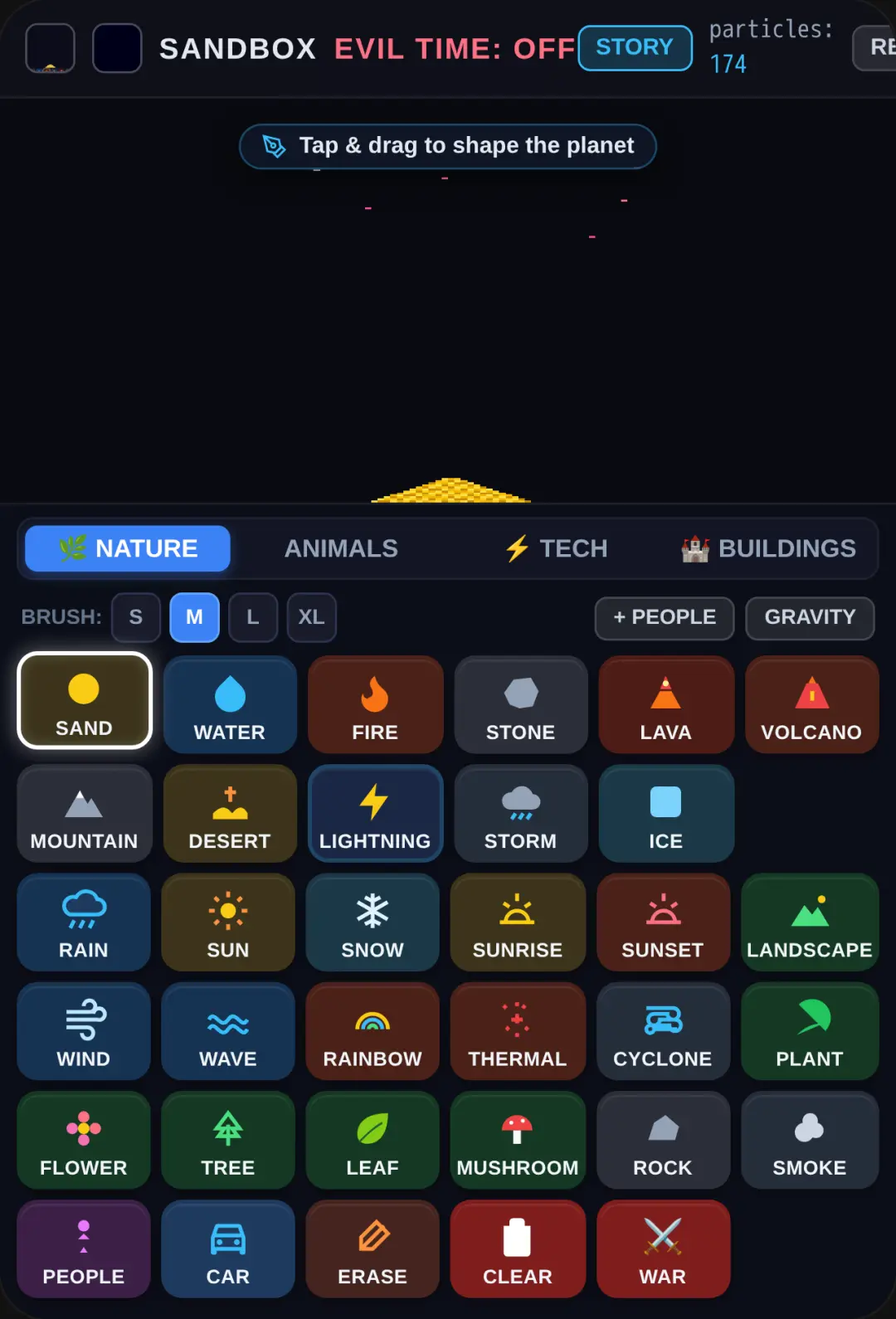 Falling Sand Sandbox cover