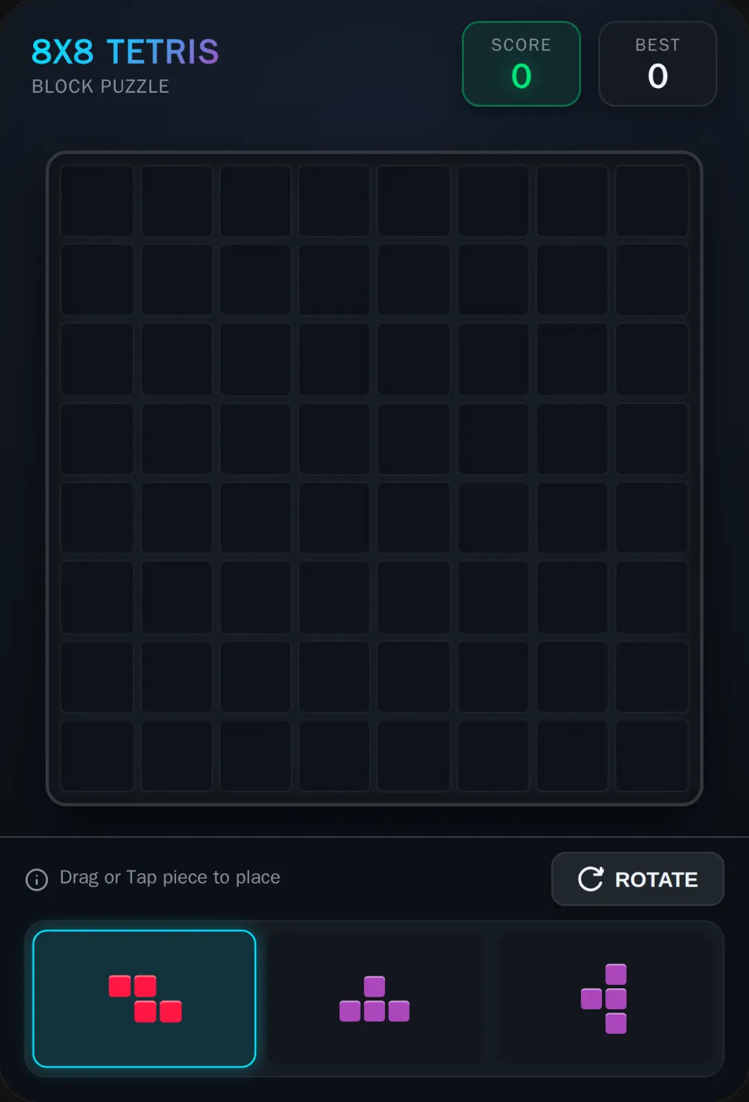 8x8 Tetris Block Puzzle cover