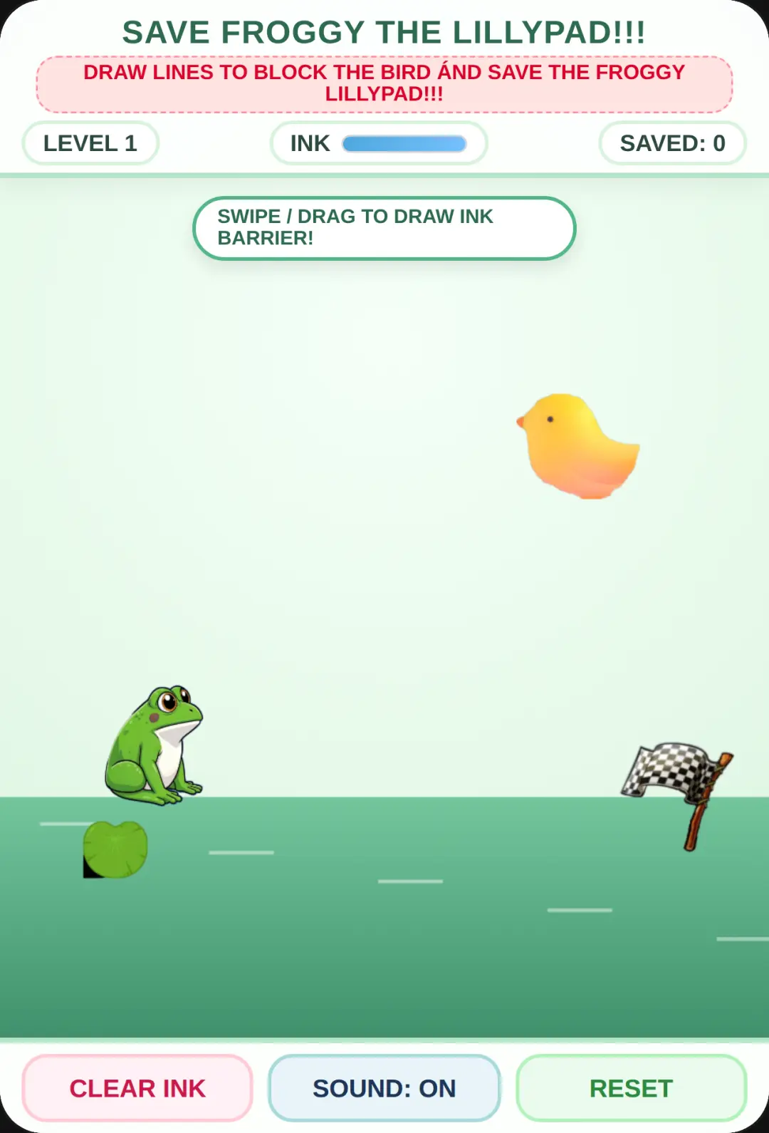 SAVE FROGGY THE LILLYPAD!!! cover