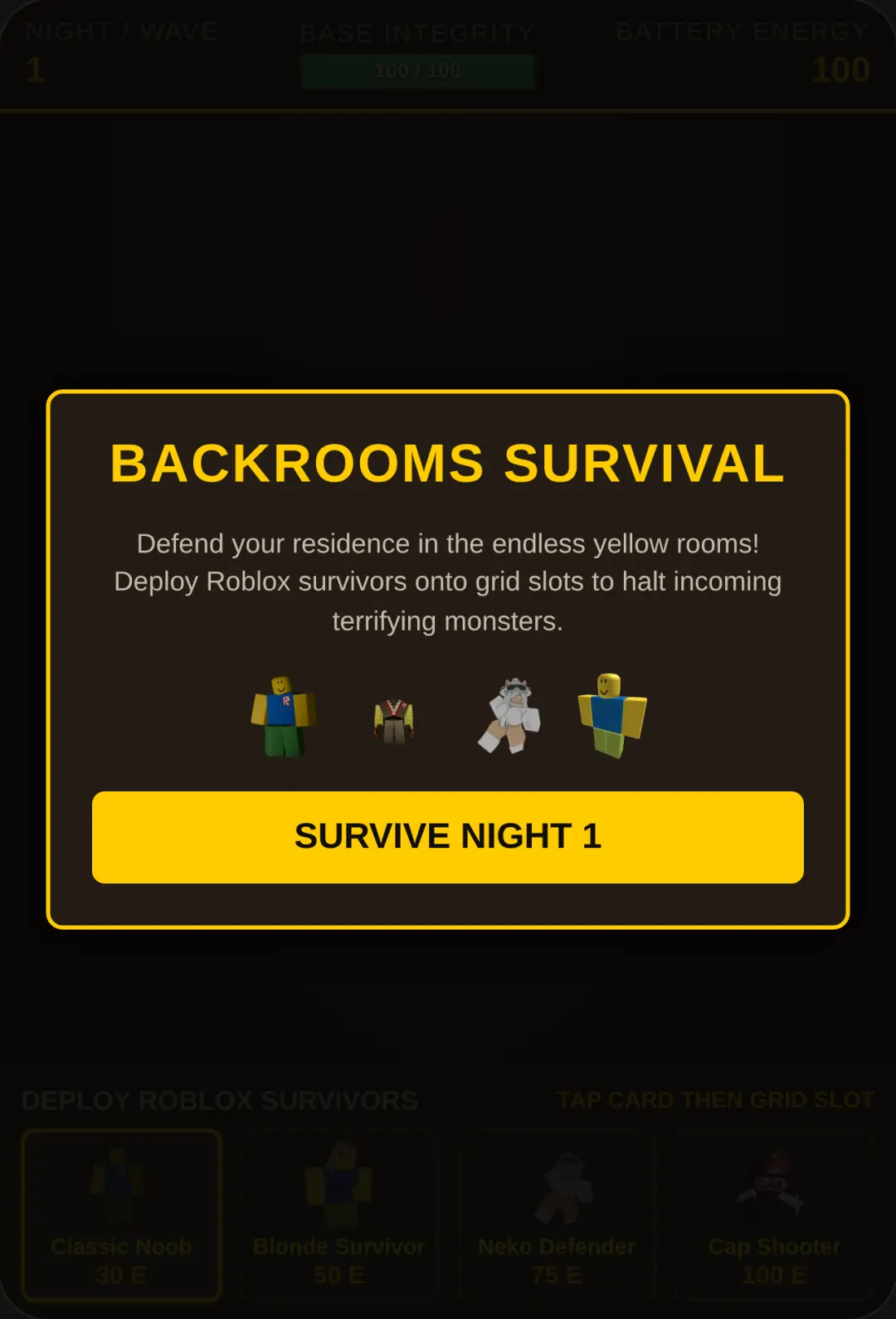 Noob Residence Survival in Backrooms cover