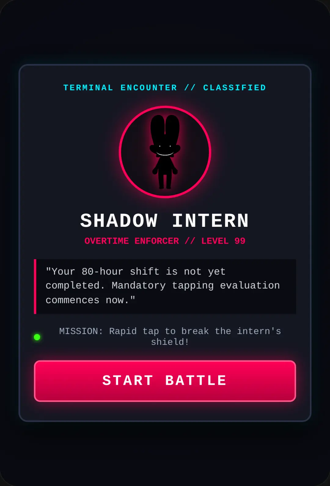 Shadow Intern - Boss Battle cover