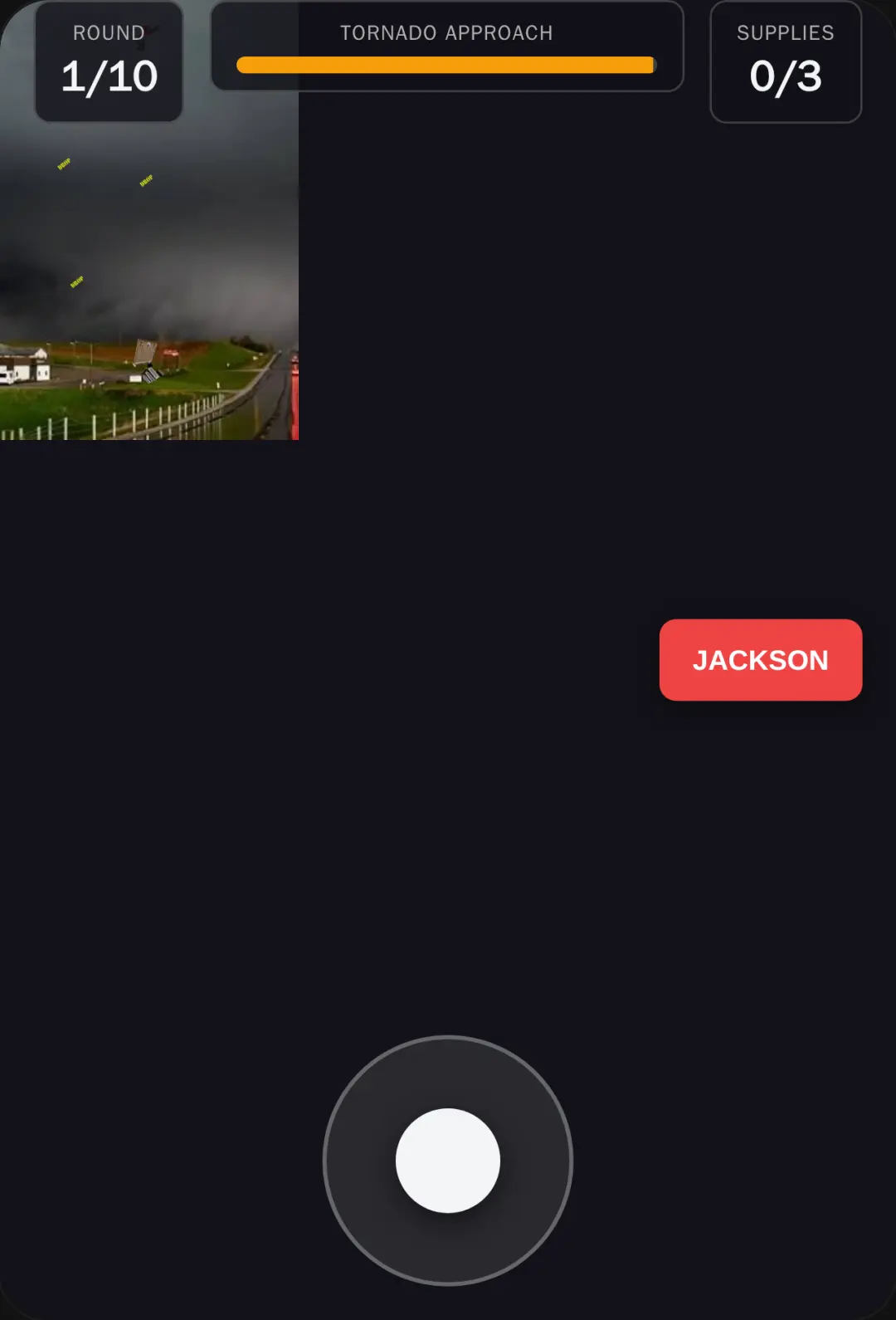 Tornado Survival- Jackson is my hero! cover