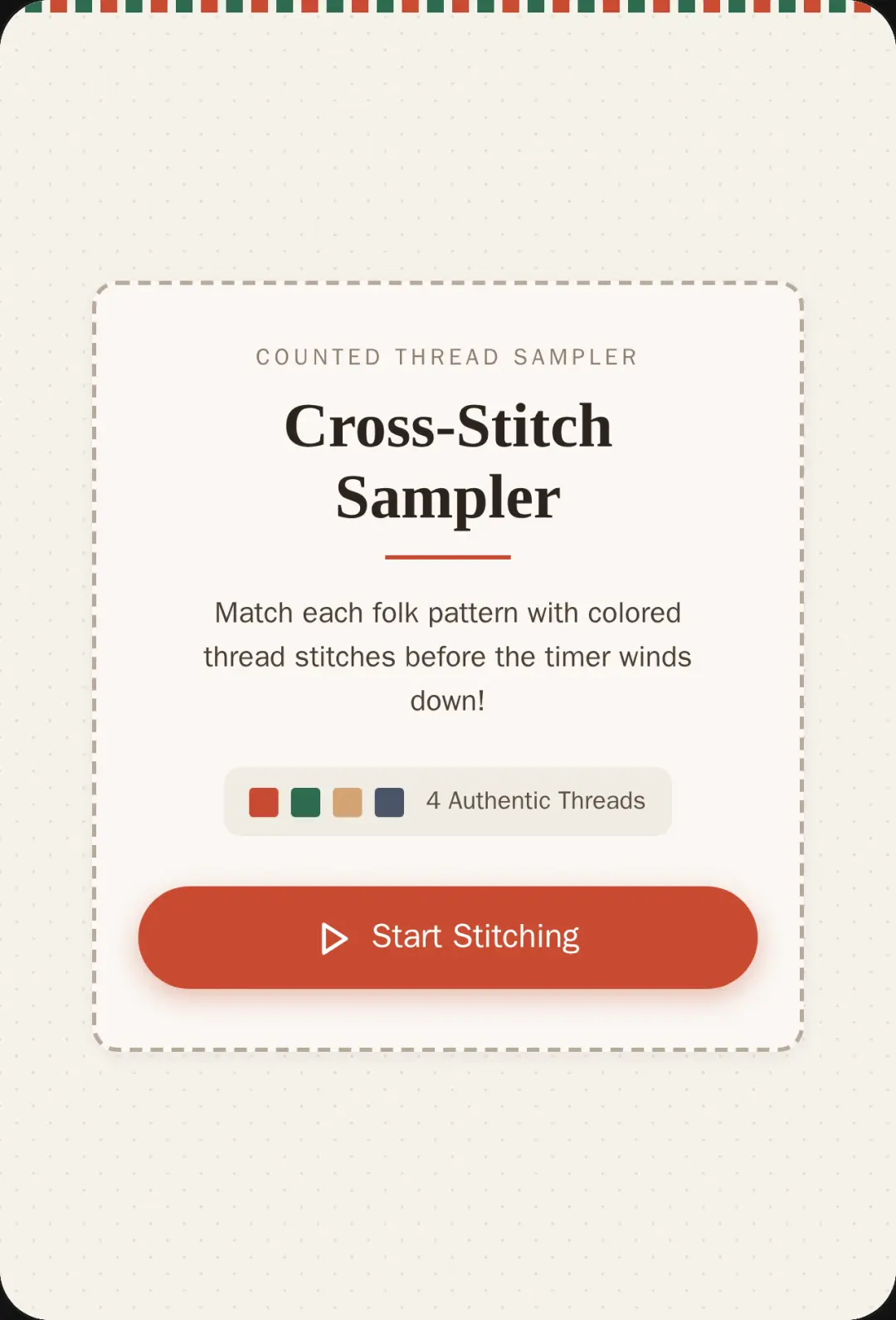 Cross-Stitch Sampler cover