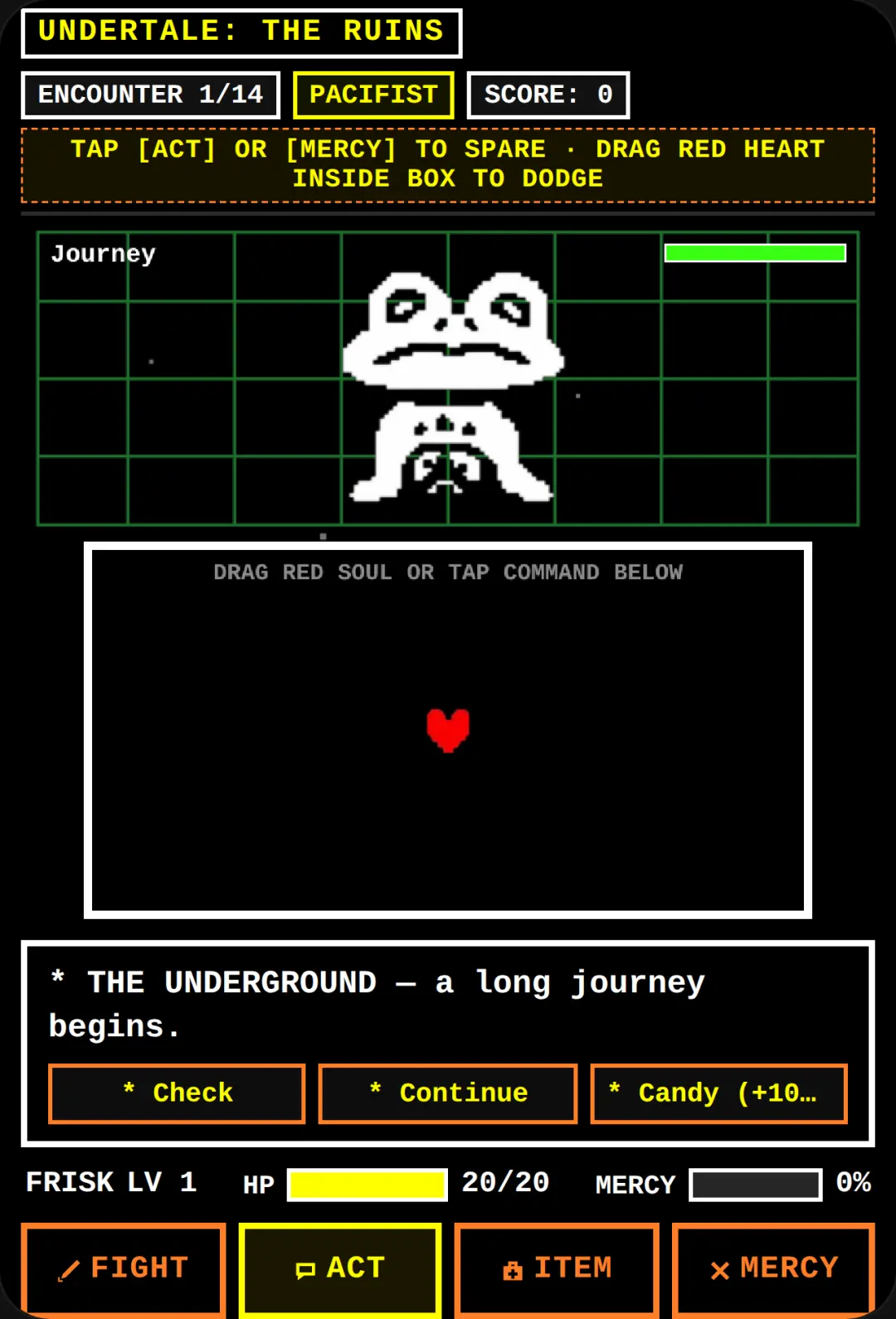 UNDERTALE: THE RUINS cover