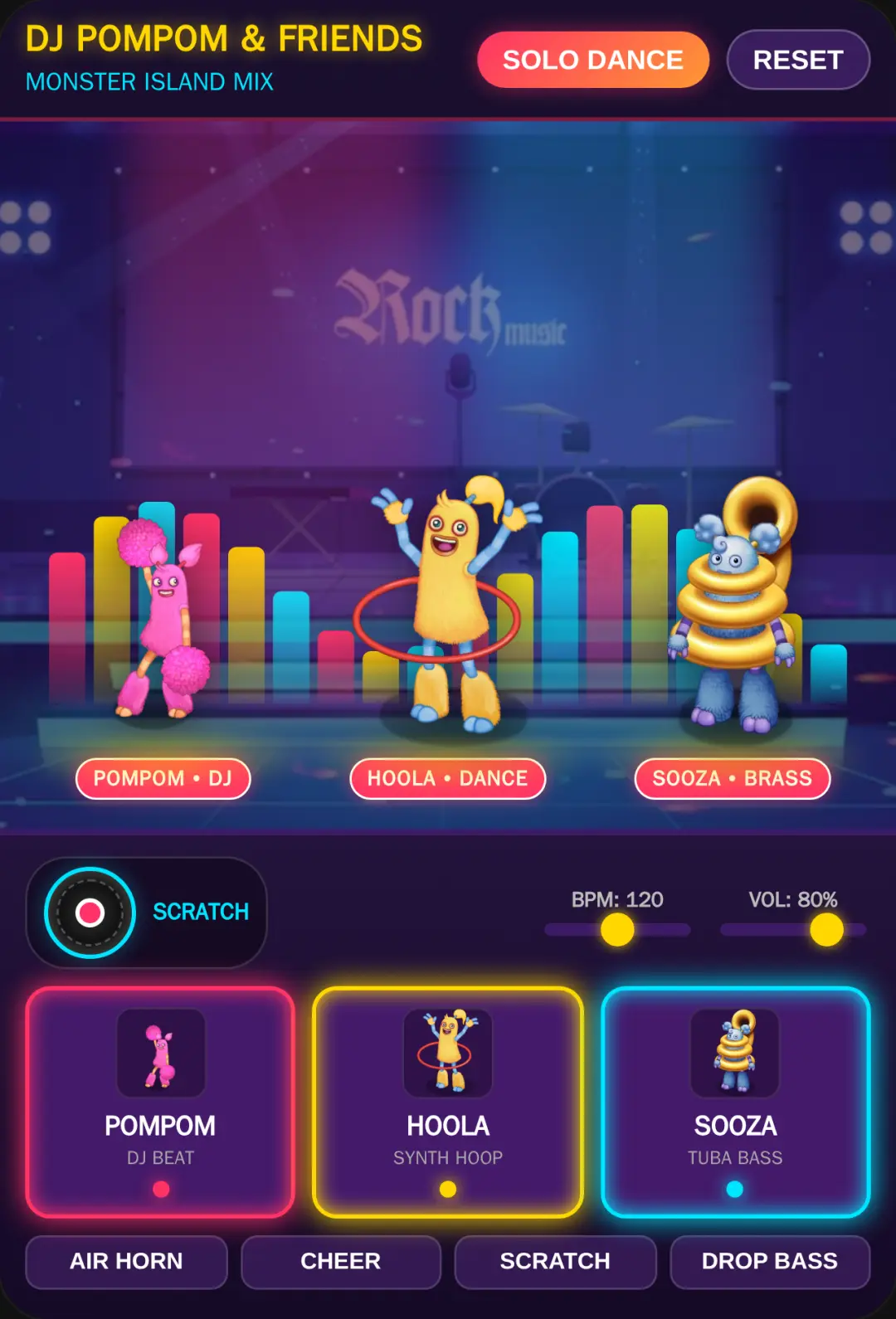 My Singing Monsters: Pompom DJ & Dance cover