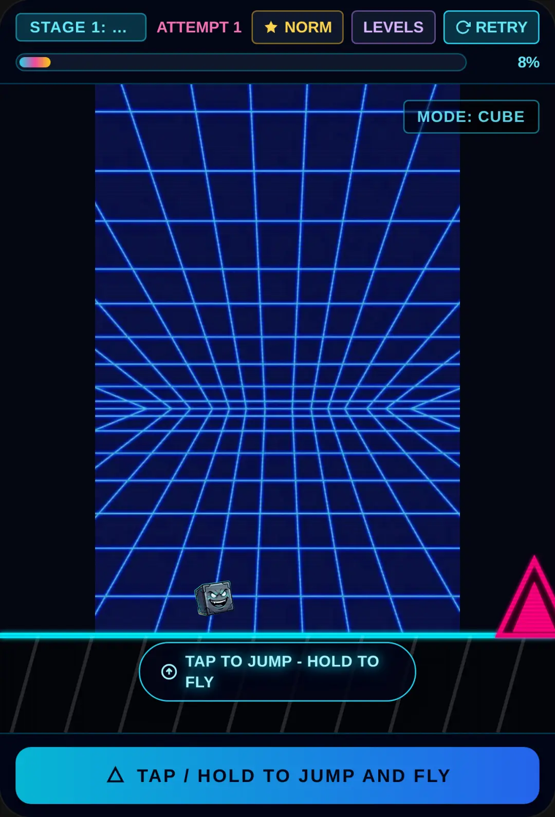 Geometry Dash: Cyber Neon cover