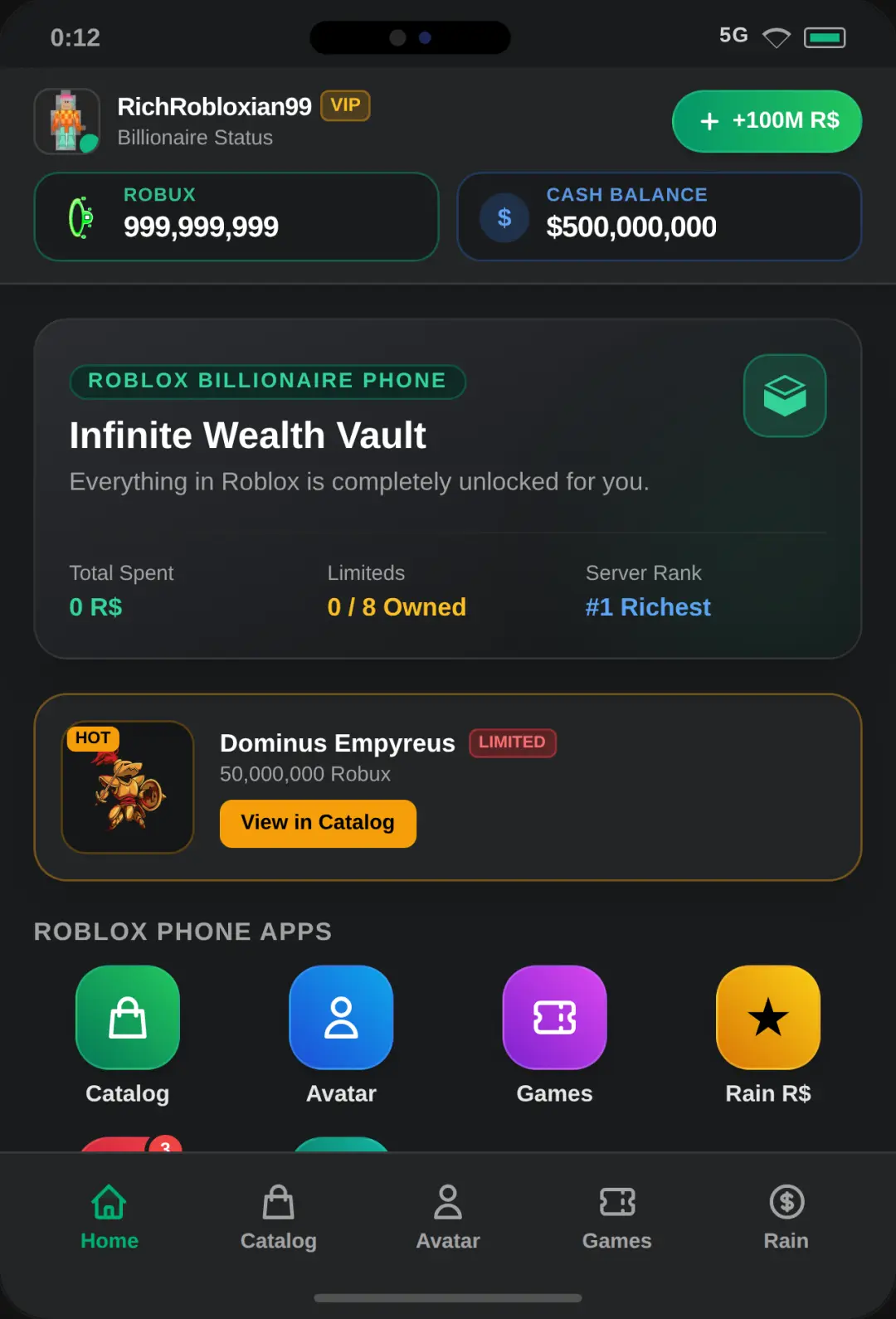 Roblox Infinite Robux Phone cover