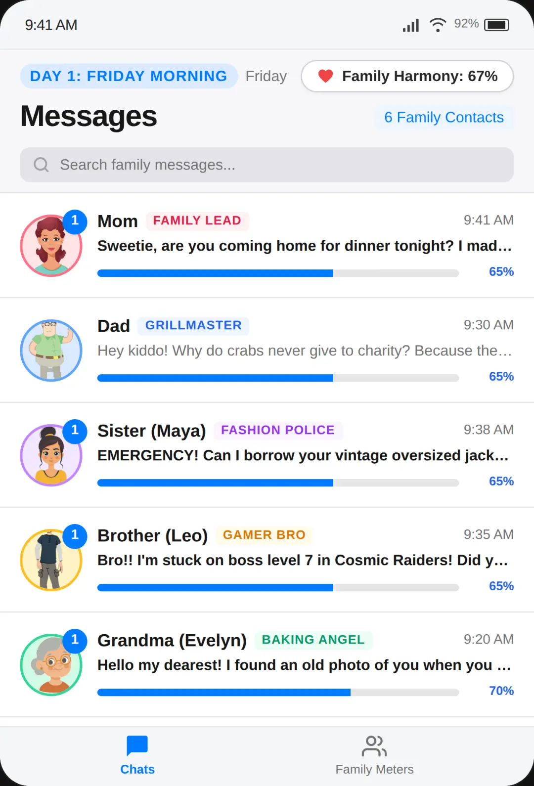 Family Text Messages cover