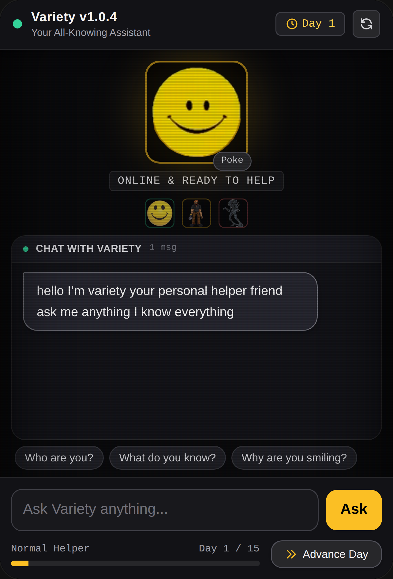 Variety — Personal Helper Friend cover