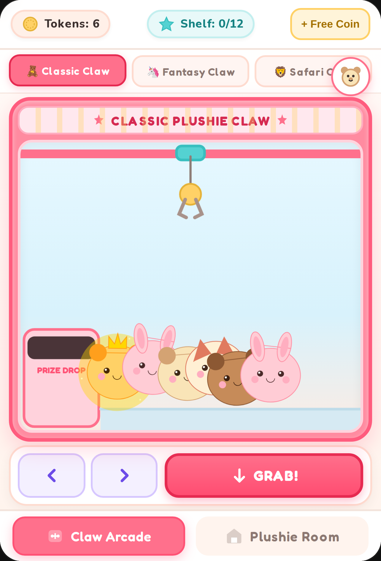 Stuffed Animals & Claw Arcade cover