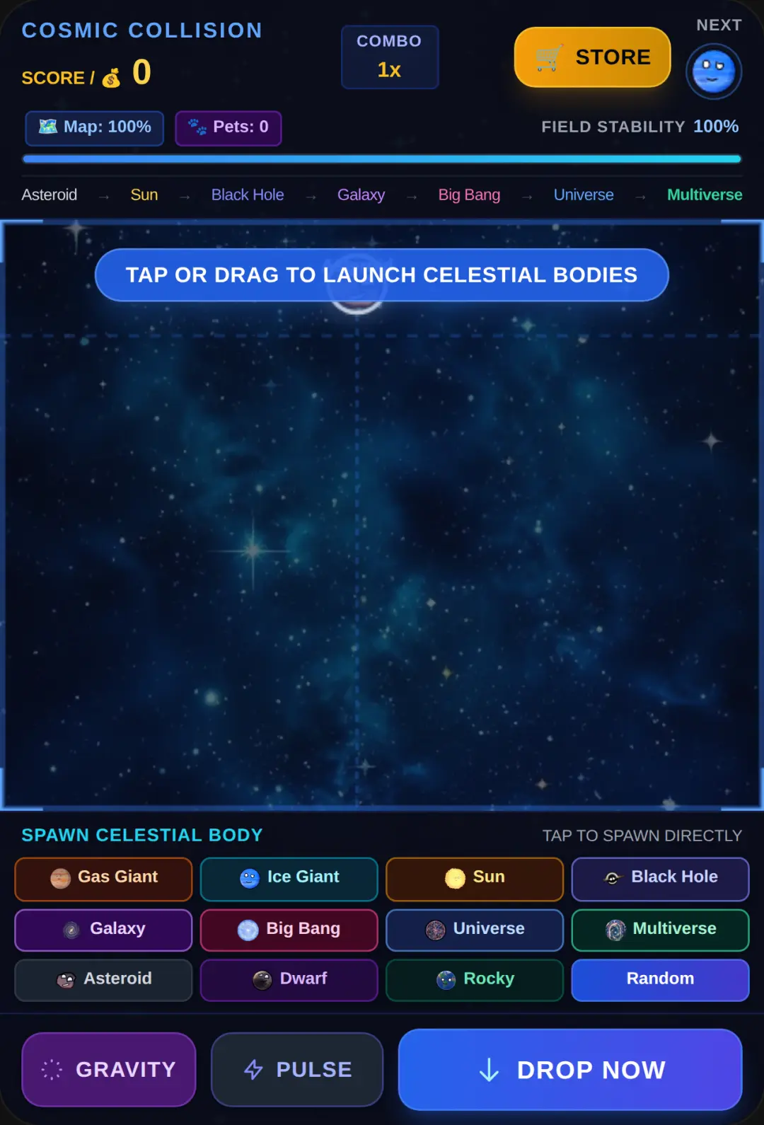 Cosmic Asteroid Merge cover