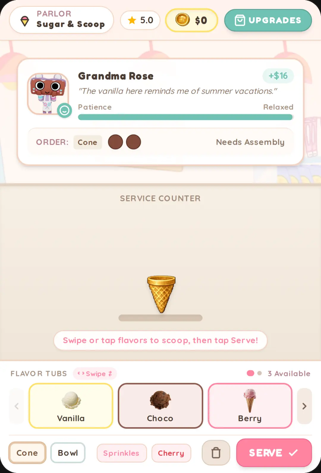 Sugar & Scoop - Cozy Ice Cream Parlor cover