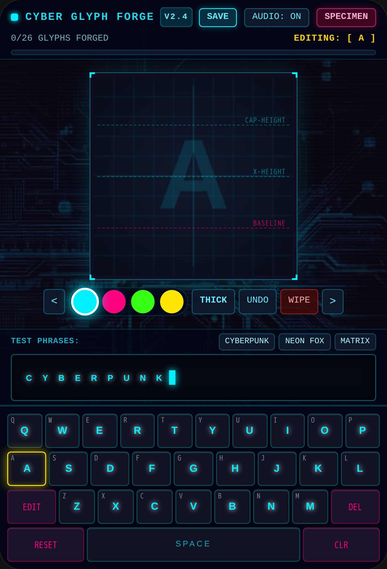Cyber Glyph Forge cover
