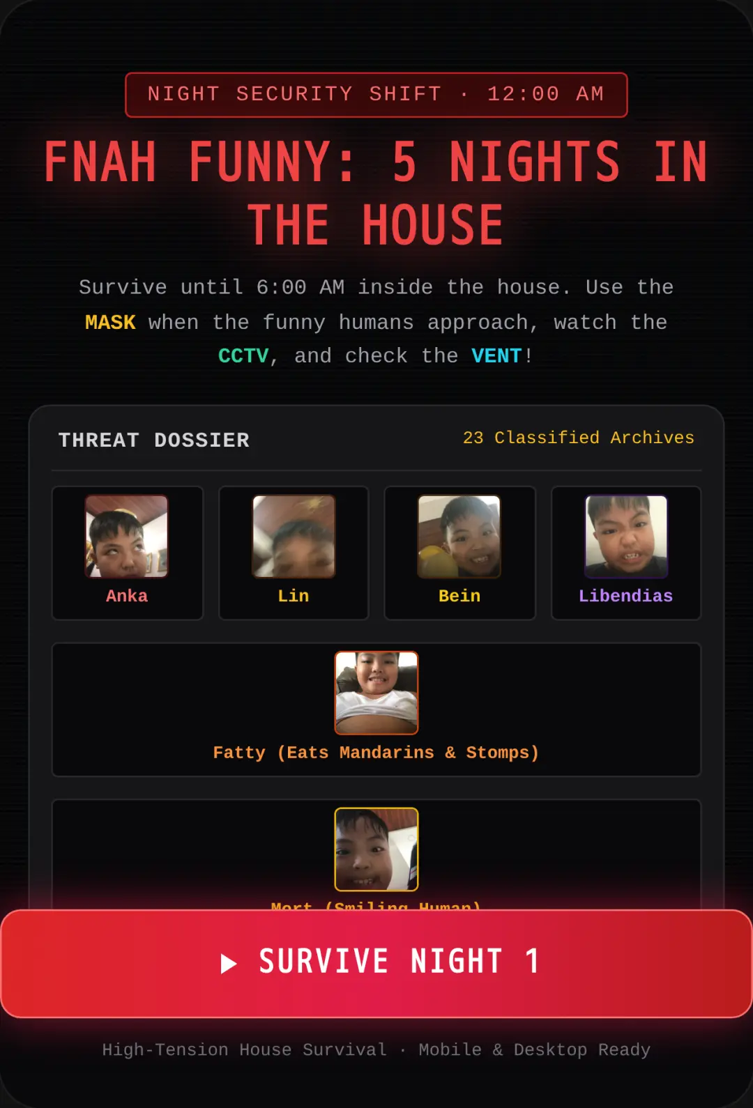 Fnah Funny: 5 Nights in the House cover
