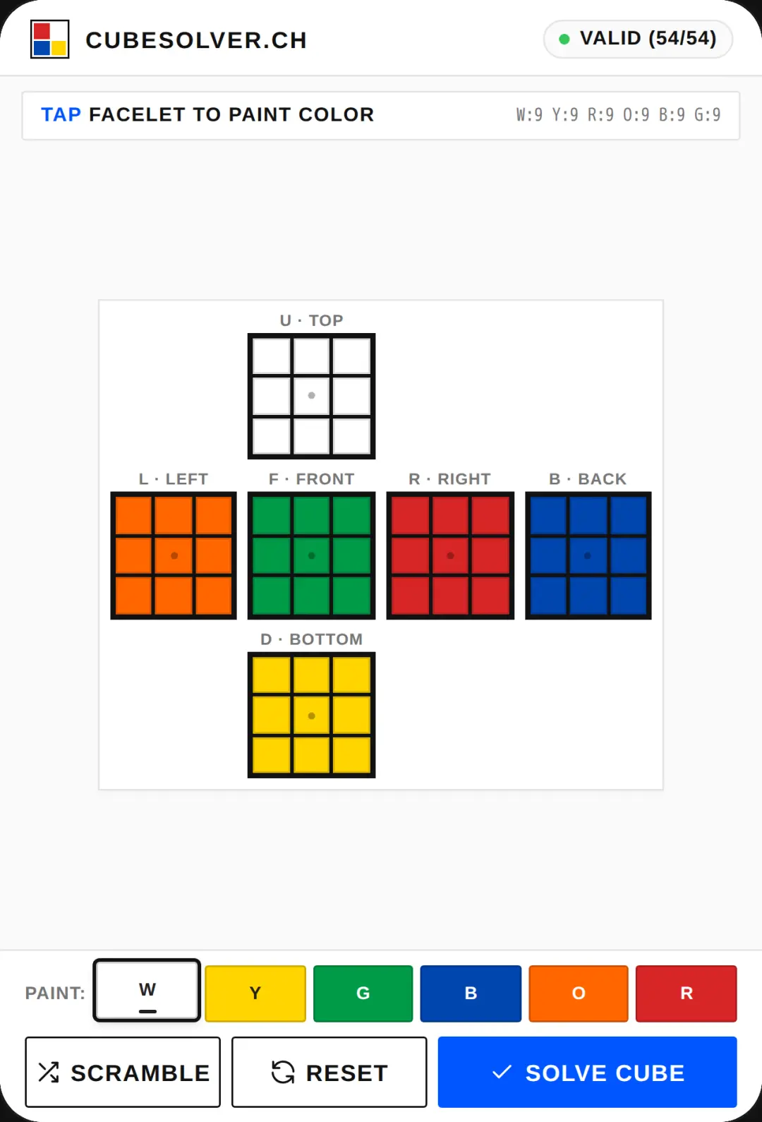 Rubik's Cube Solver — Swiss Minimalist Utility cover