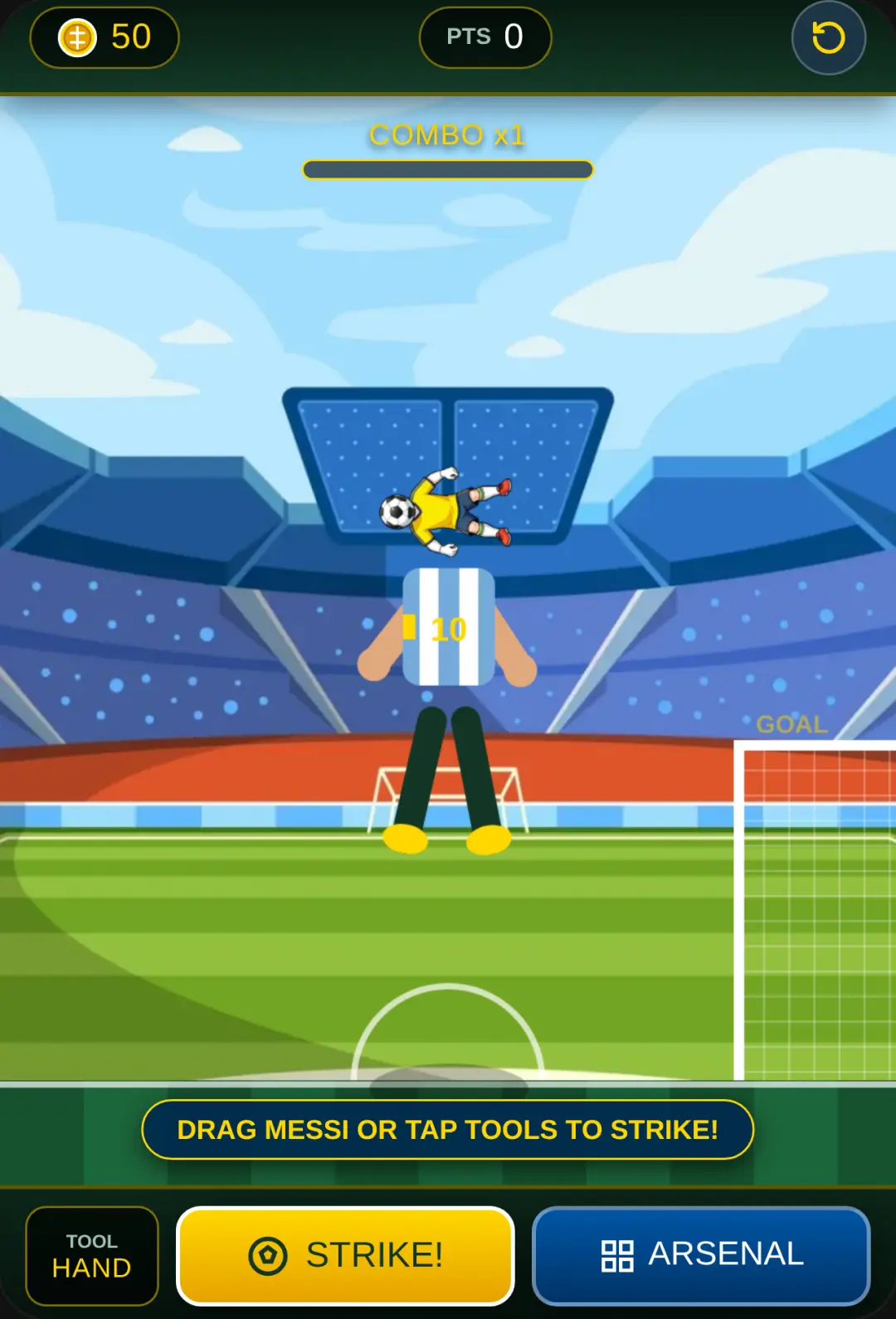Beat the shit out of Messi Sandbox cover